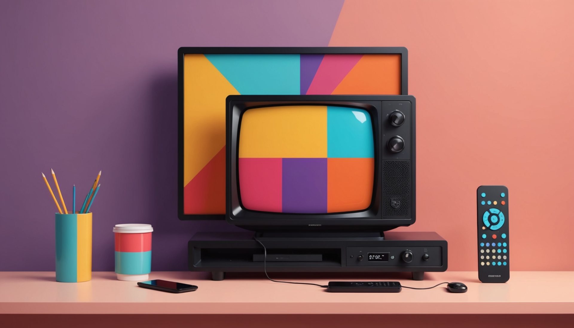 Illustration d'un écran de télévision diffusant du streaming, symbolisant l'arrivée de JustWatch TV en France